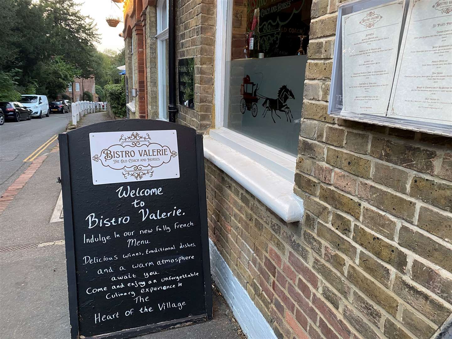 Bistro Valerie at The Old Coach and Horses in Harbledown, near Canterbury