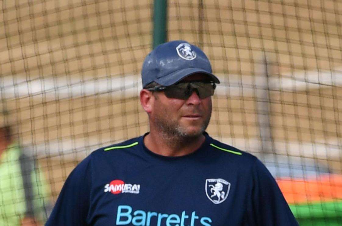 Kent head coach Matt Walker. Picture: Keith Gillard