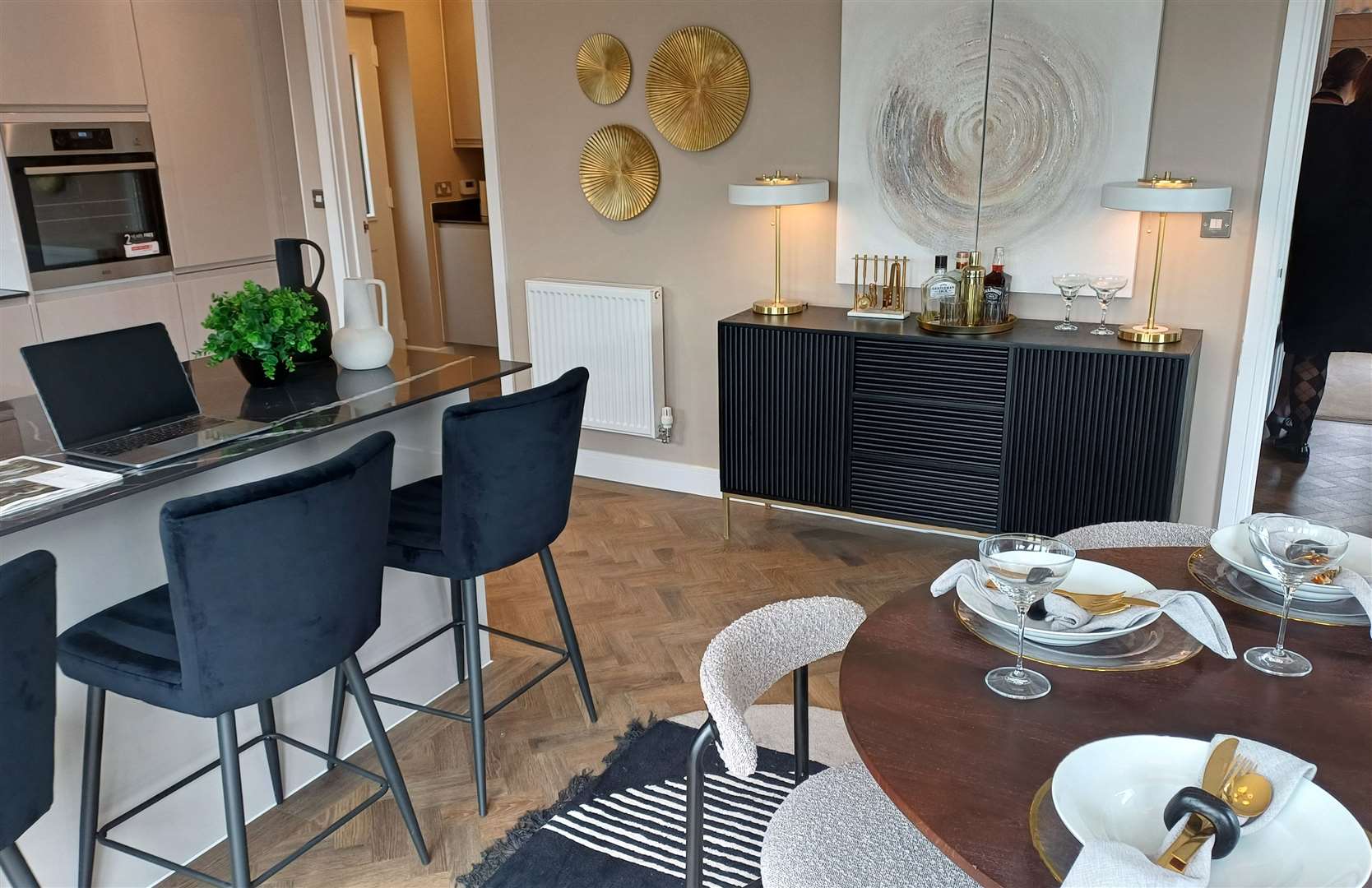 Kitchen in Showhouse at Alkerden Heights