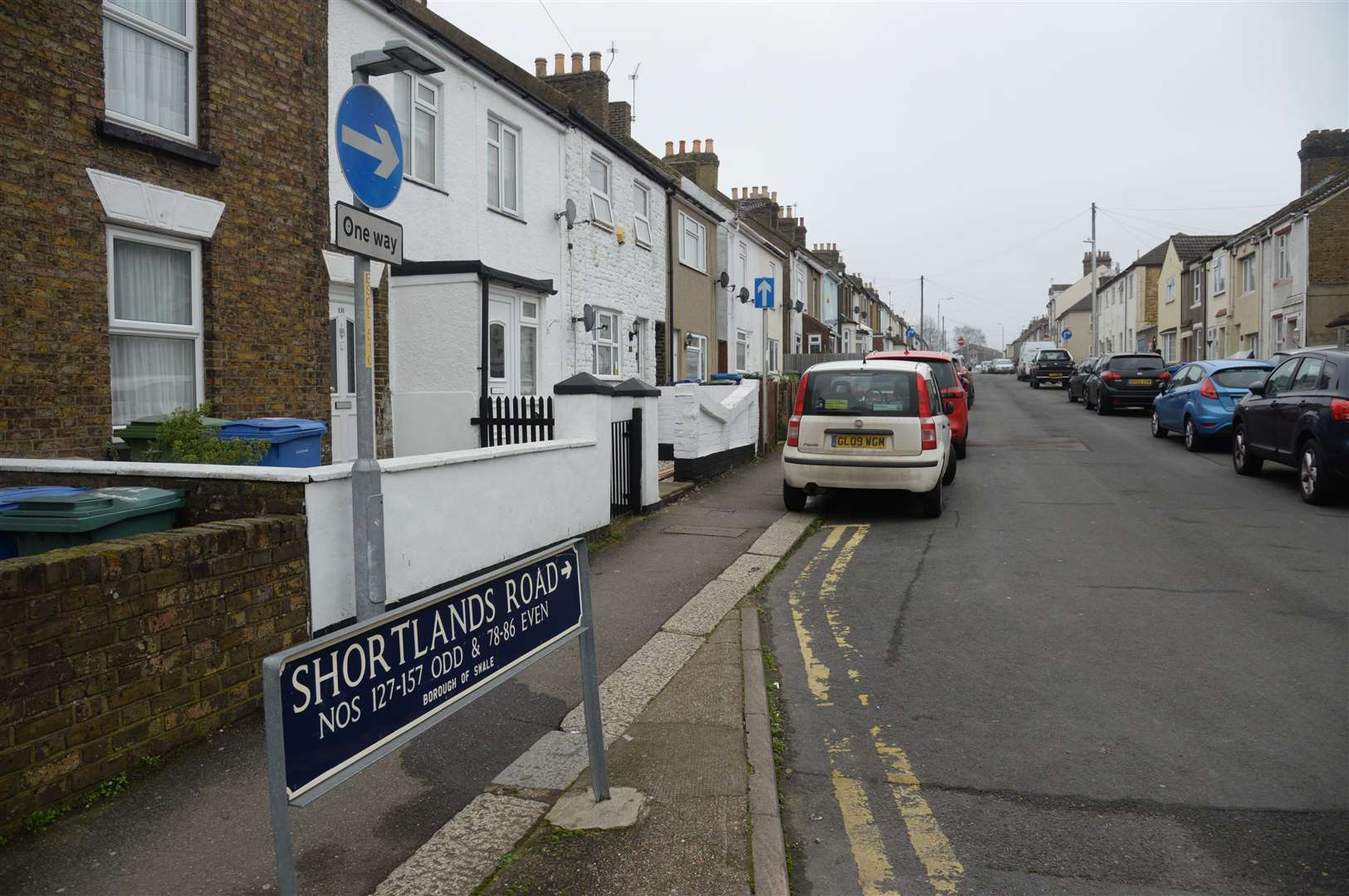 The one-way system at Shortlands Road, Sittingbourne. Picture: Chris Davey