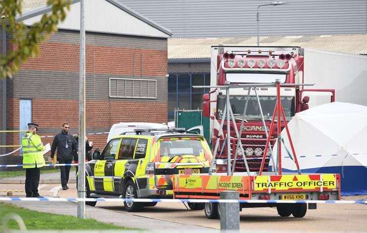 39 people were found dead in a lorry container in Essex