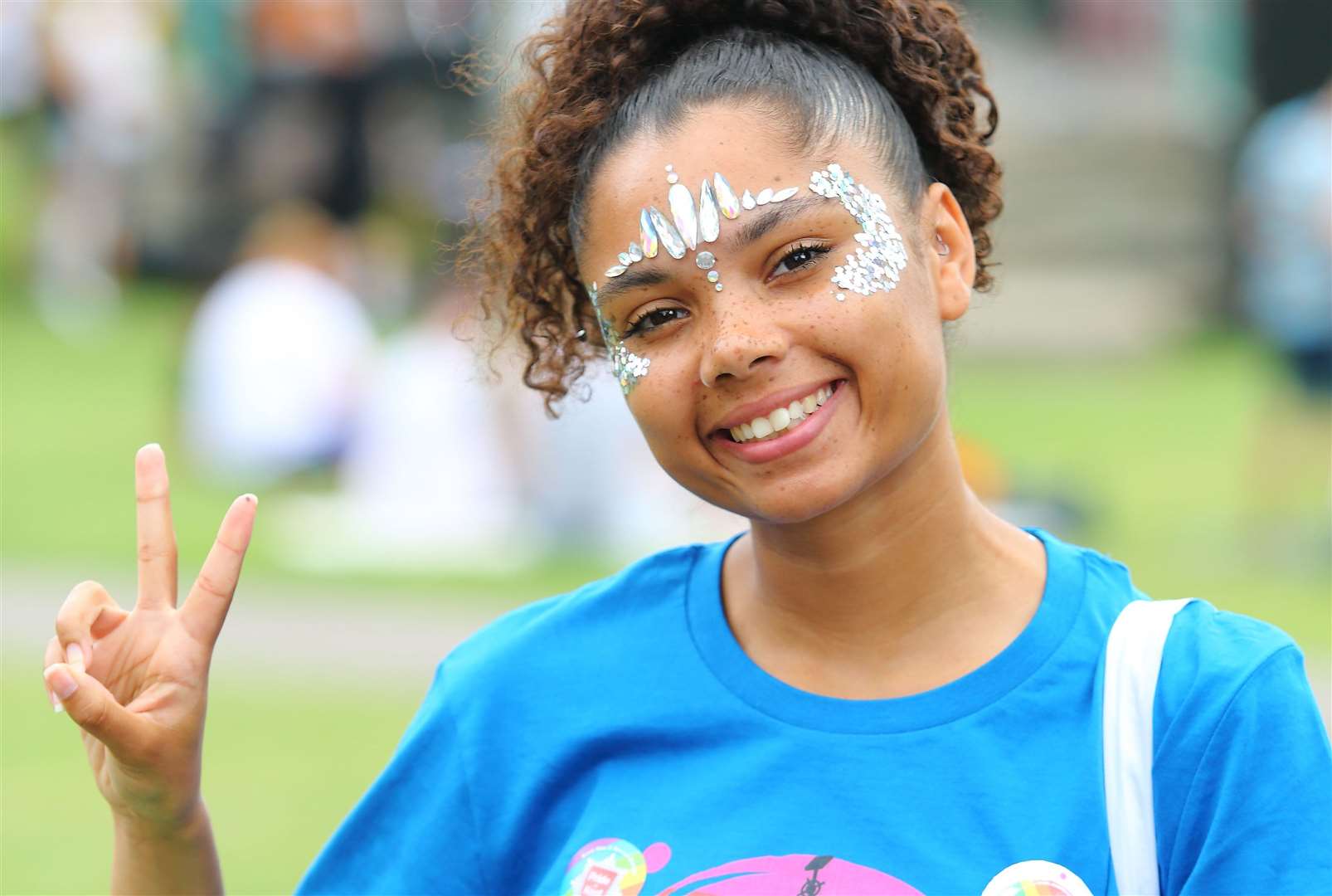 A reveller at Gravesham's first Pride held at Fort Gardens