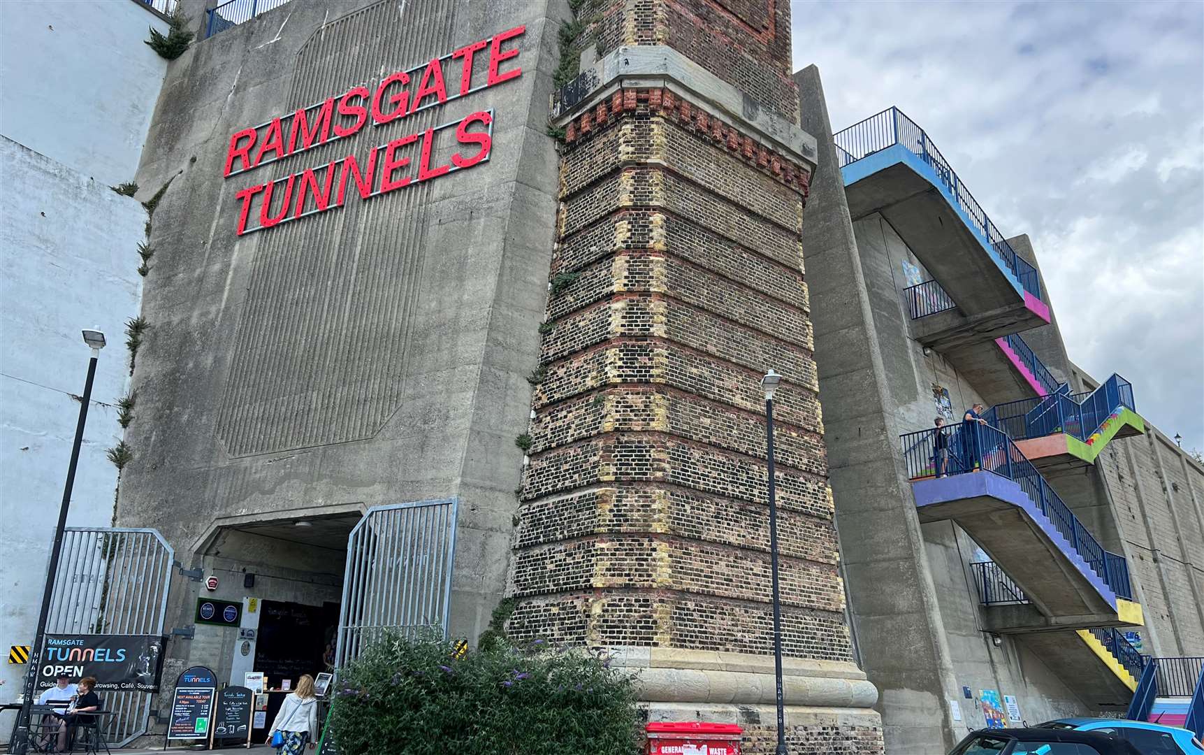 Ramsgate Tunnels - a popular visitor attraction and at the mouth of what was once a bustling railway station