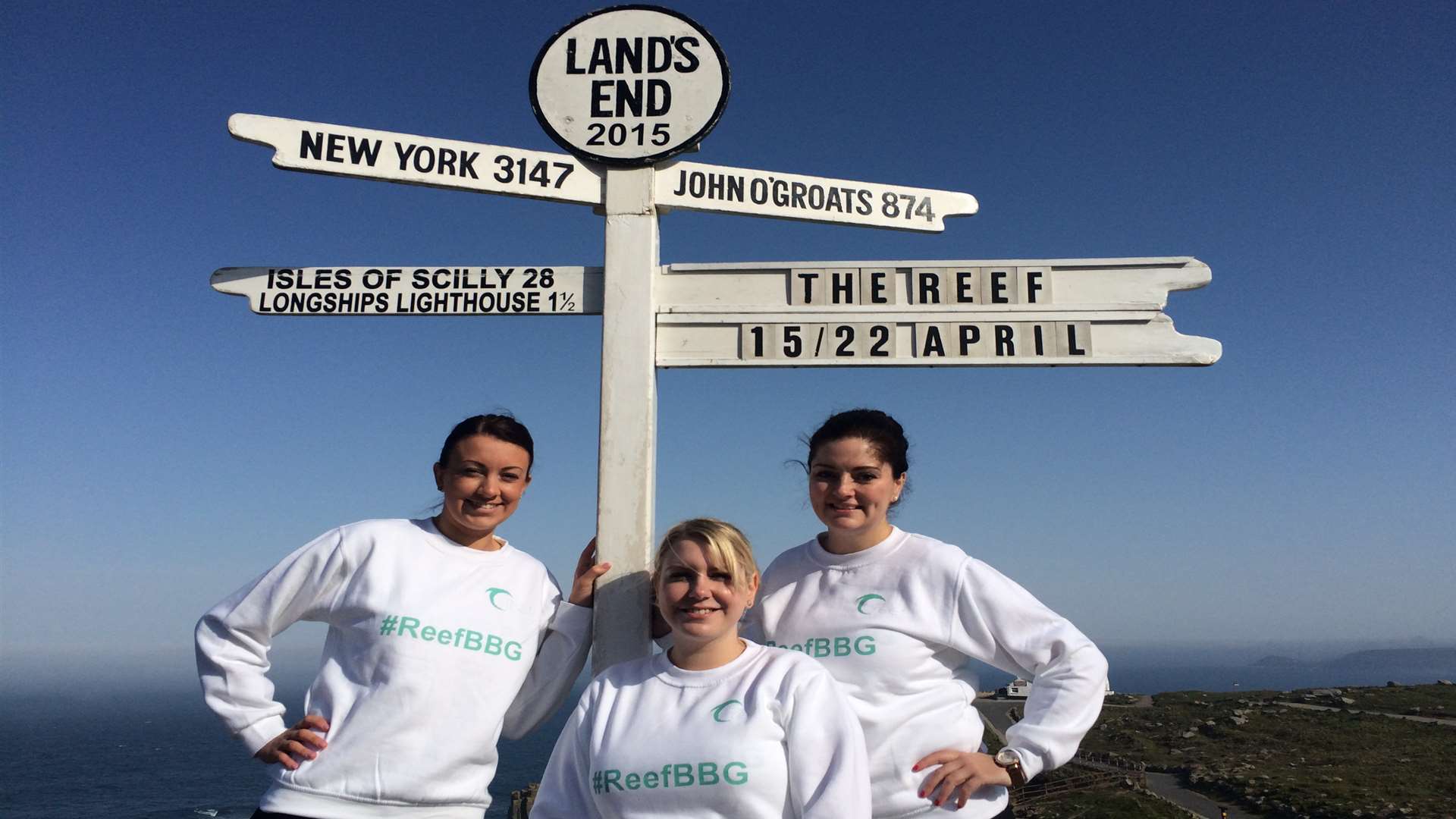 L to R:L Jenny Thuysbaet, Kelly Heaver and Clare Cockell