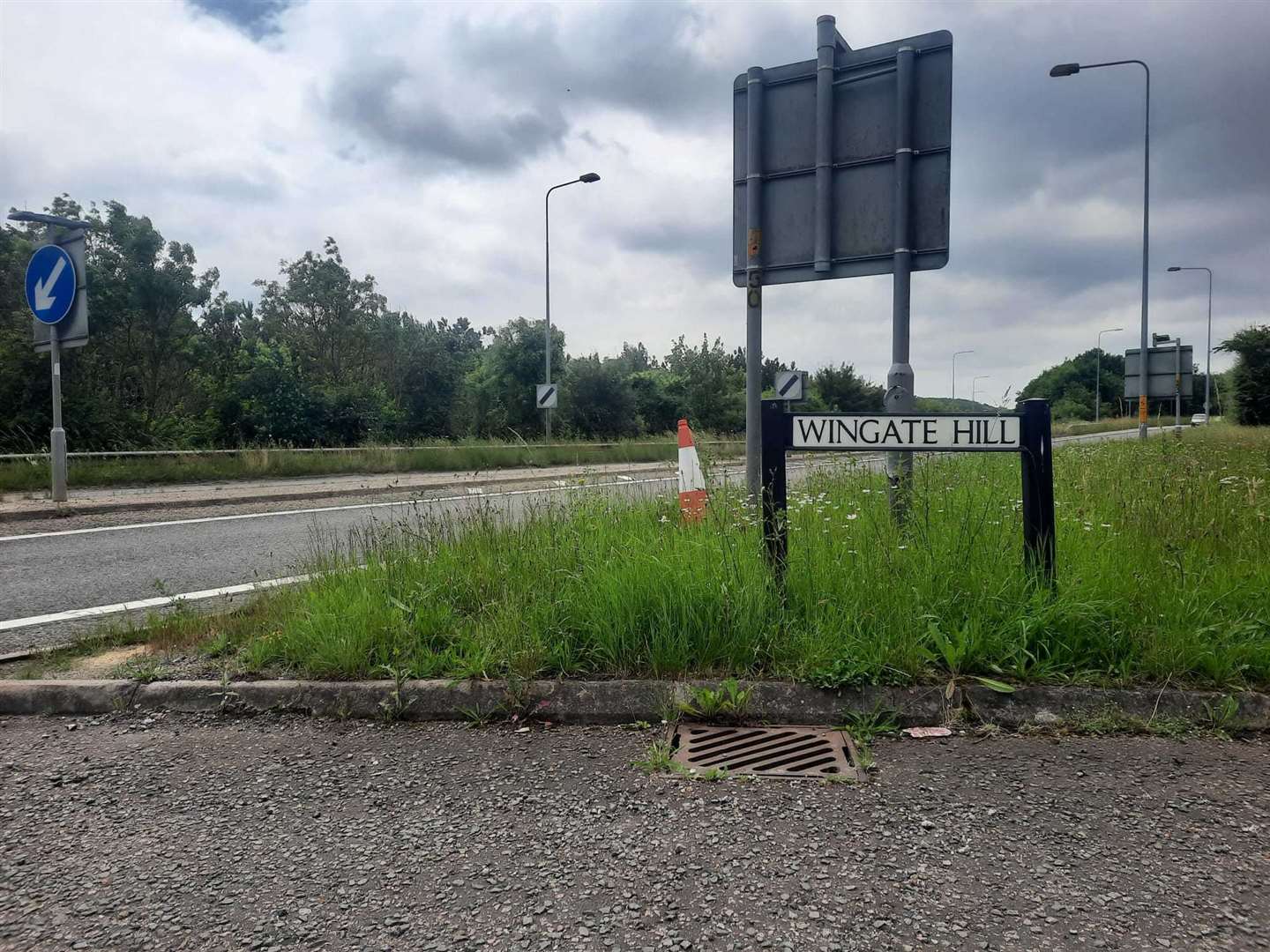 The scene of the fatal crash in Harbledown