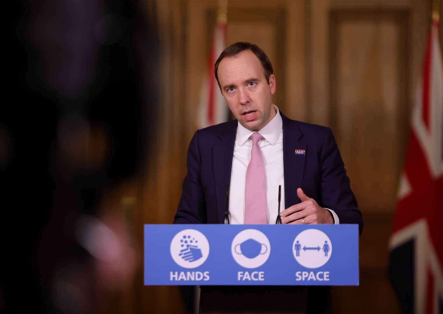 Health Secretary Matt Hancock. Picture: Pippa Fowles