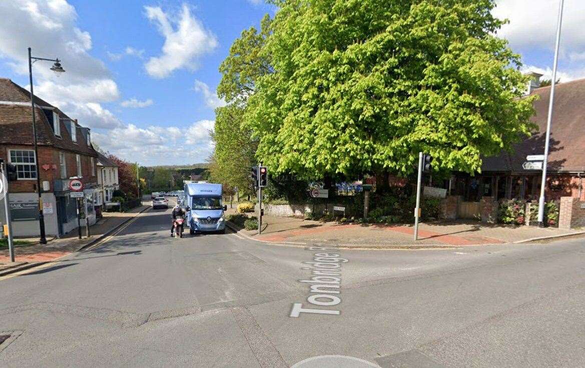 The Wateringbury crossroads. Photo: Google Maps