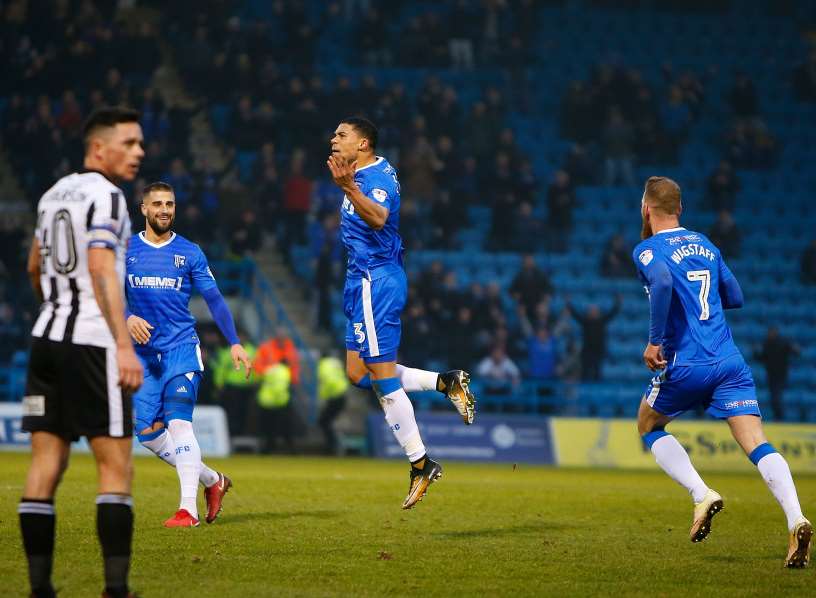 Bradley Garmston celebrates his goal Picture: Andy Jones