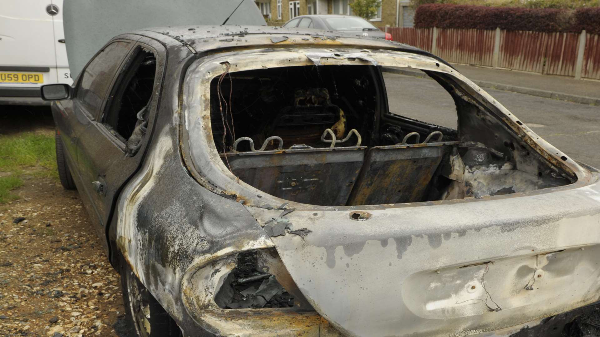 A car targeted in Larkspur Road, Walderslade