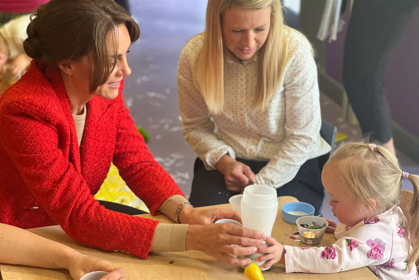 Princess Kate with three-year-old Darcie