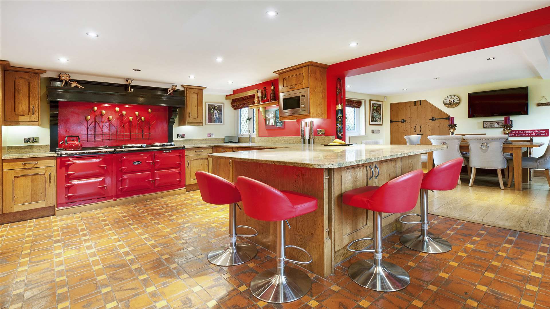 The dining area, Bench Hill House, Woodchurch