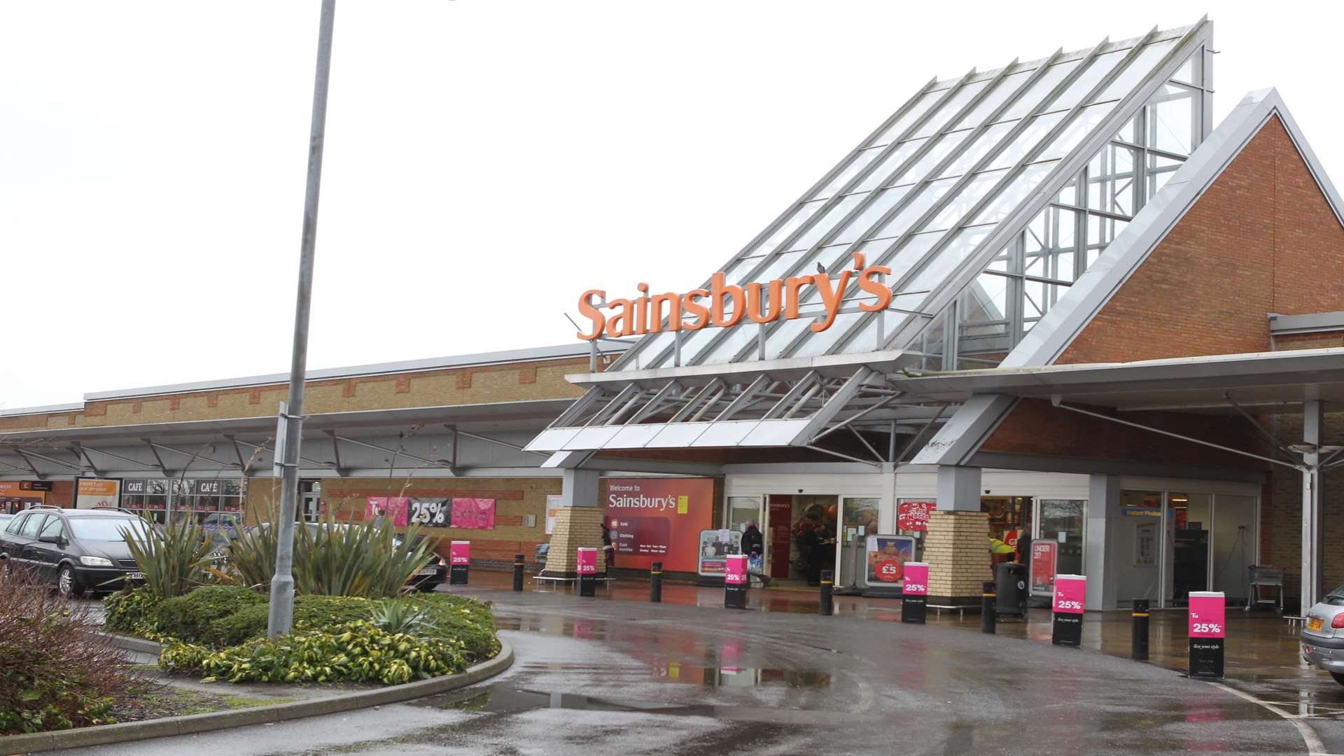 Sainsbury Supermarket in Sittingbourne.