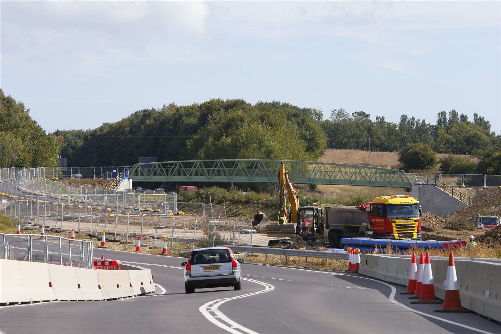 Construction of M20 Junction 10a Picture: Andy Jones