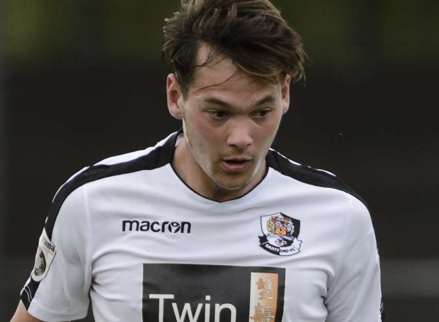 Dartford striker Alfie Pavey Picture: Andy Payton