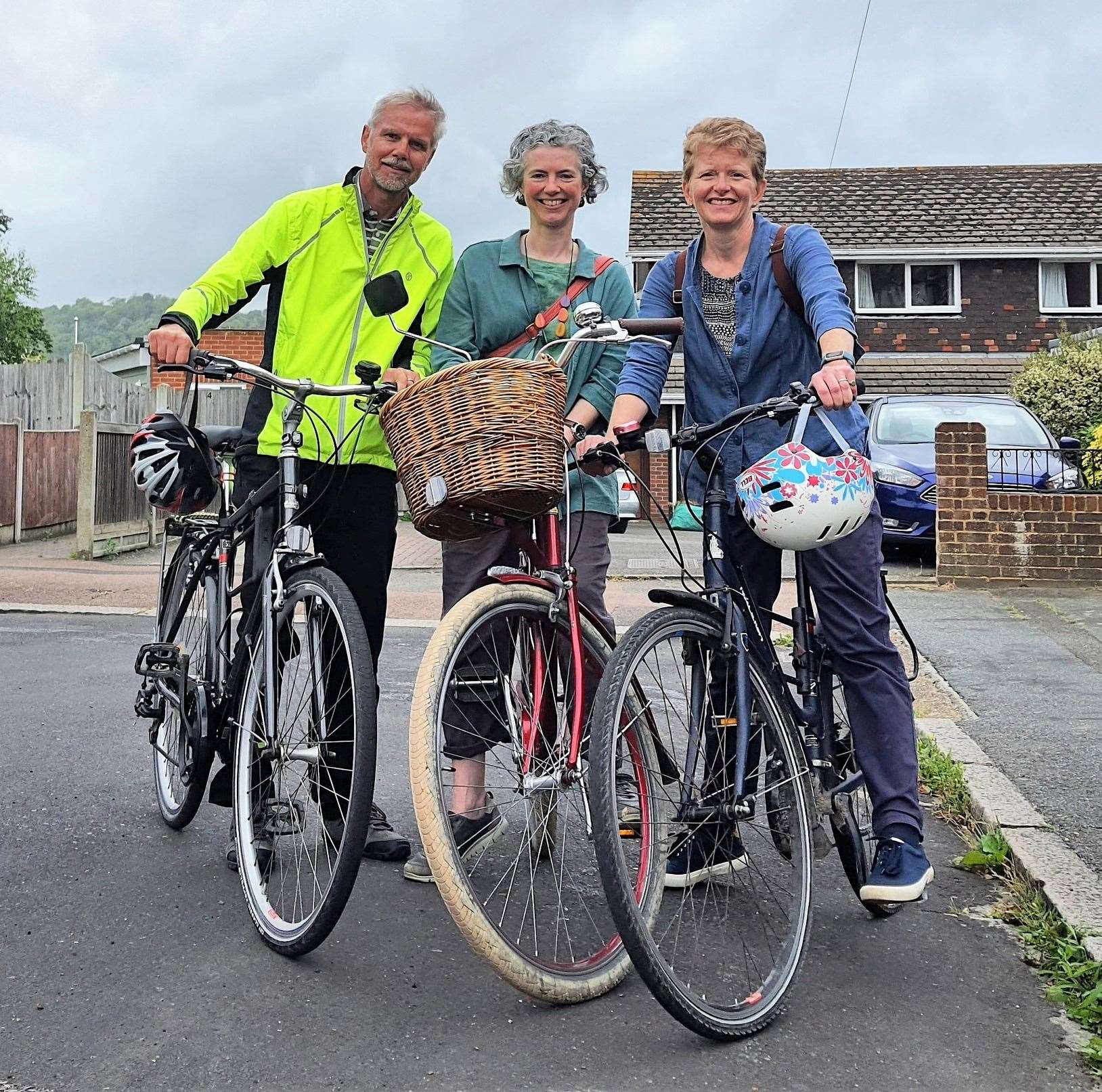 Cllr Mike Blakemore (left), Cllr Rebecca Shoob (middle) and Cllr Polly Blakemore (left) are in favour of the scheme