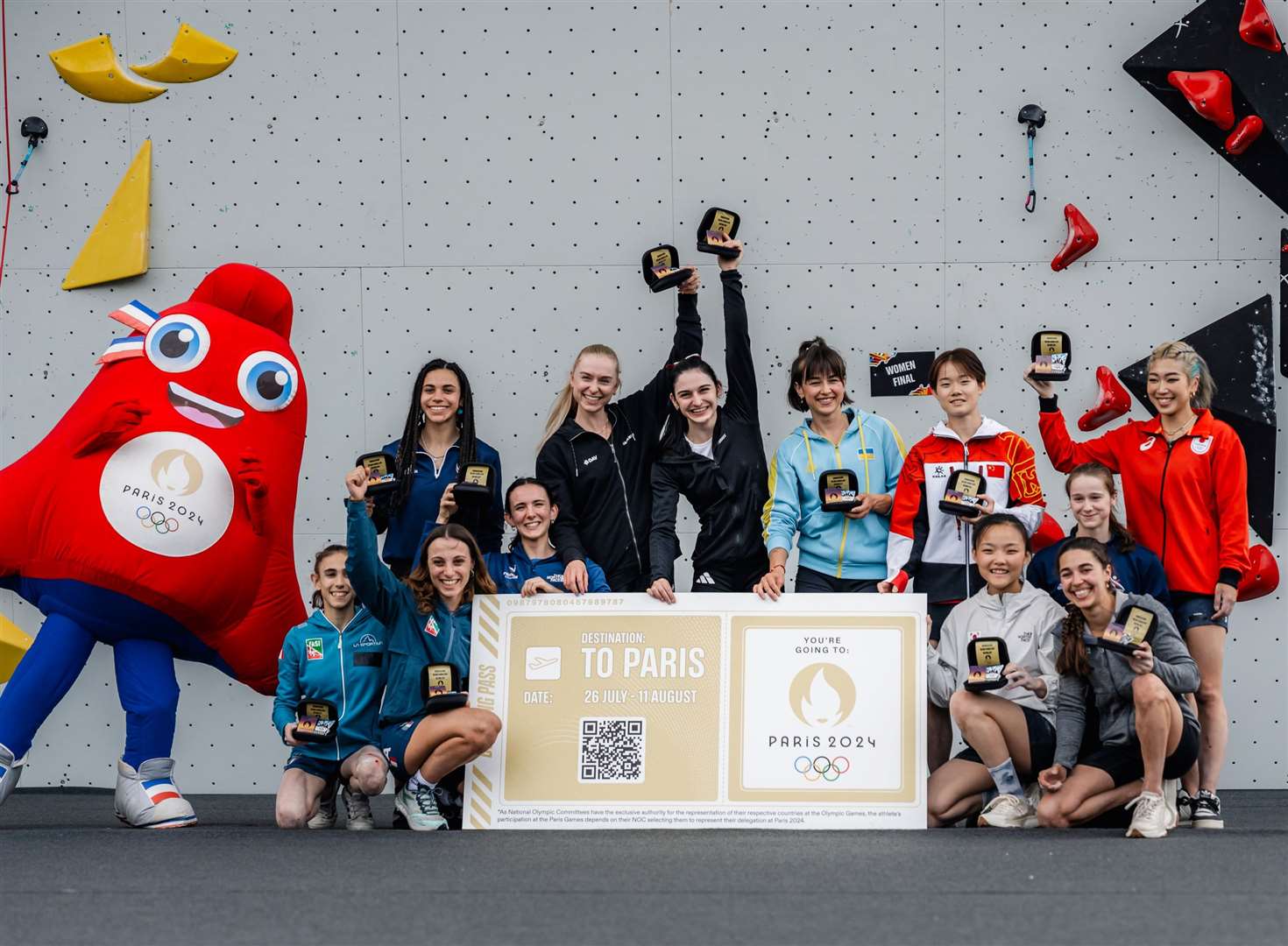 The Kent athlete can’t wait to compete. Picture: International Federation of Sport Climbing/Lena Drapella