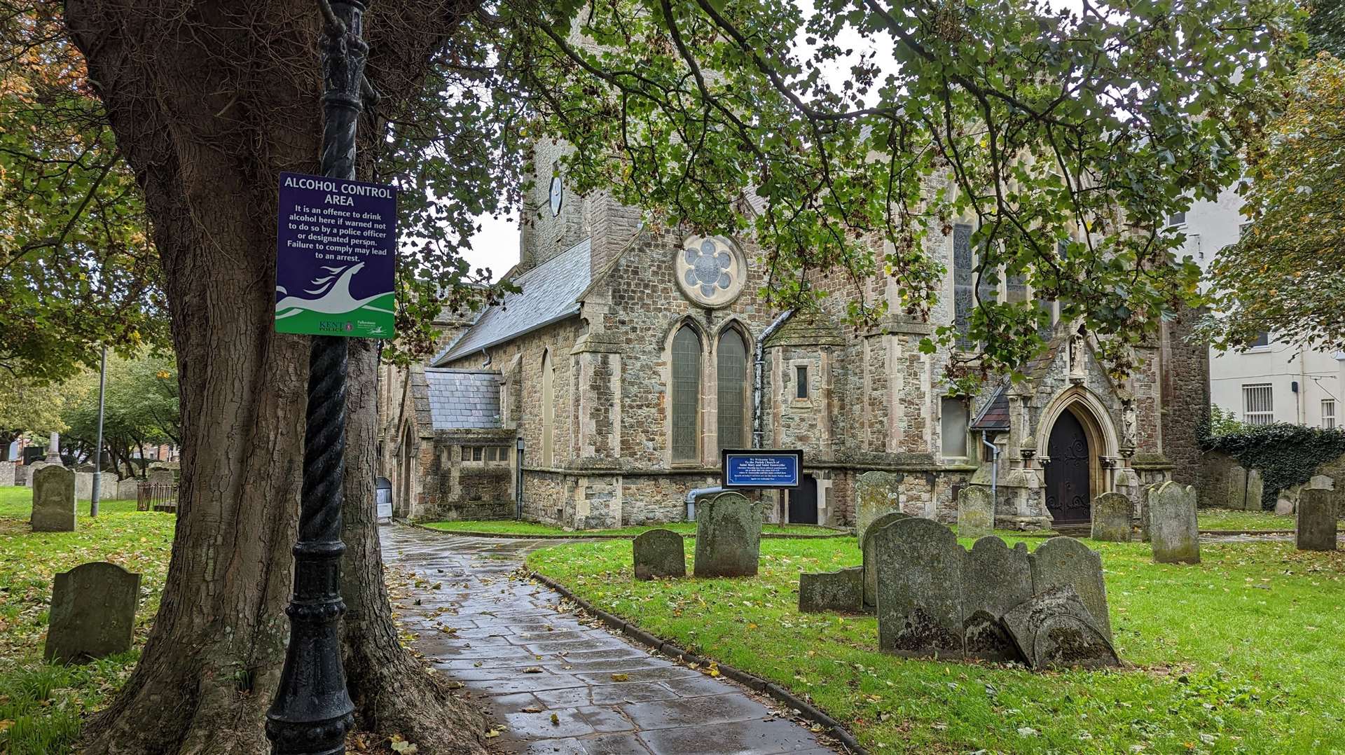 The Parish Church of St Mary & St Eanswythe in Folkestone