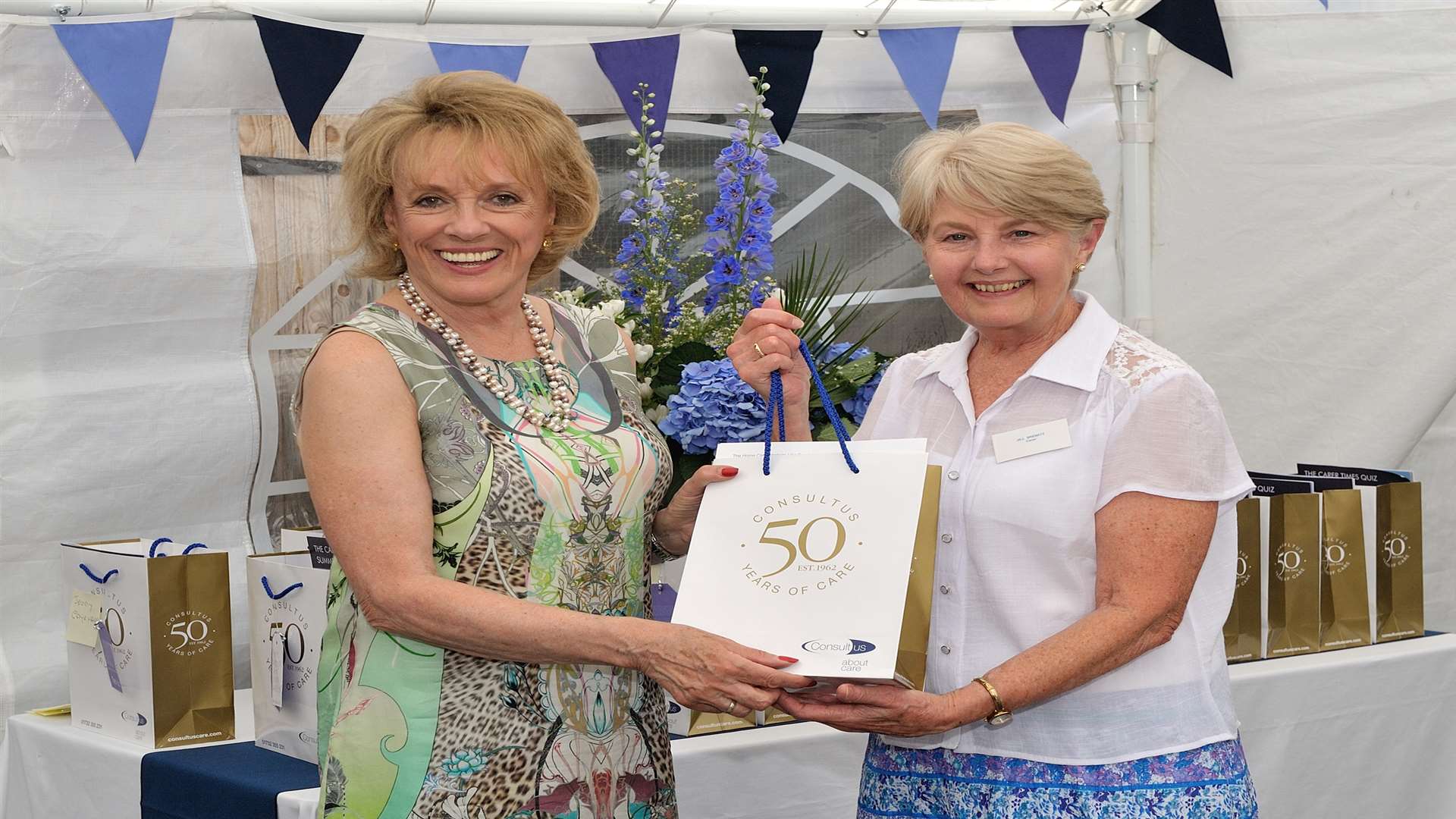 Dame Esther Rantzen of The Silver Line UK and Jill Brewitt Consultus Carer