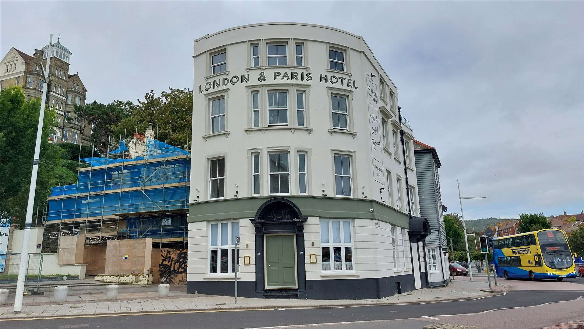 The former Gillespie’s in Harbour Street is now the London and Paris Hotel