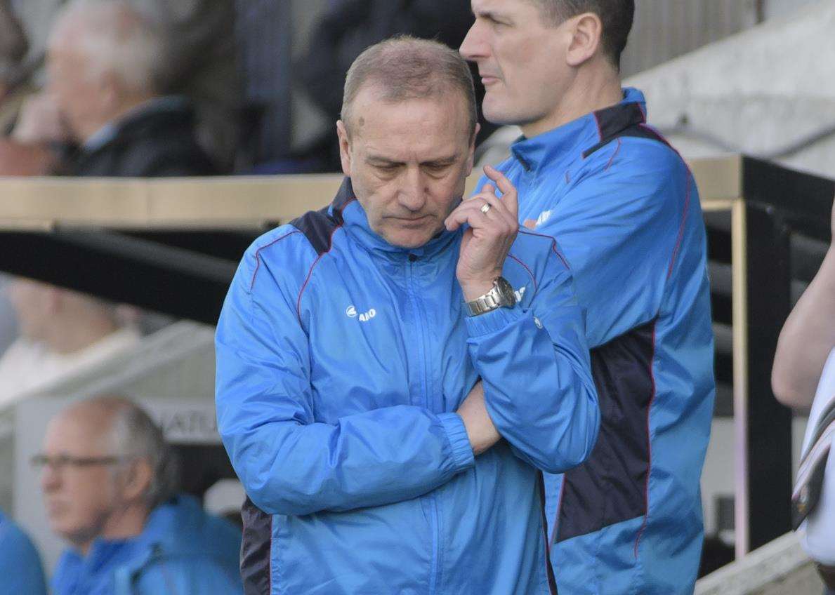 Dartford manager Tony Burman Picture: Andy Payton