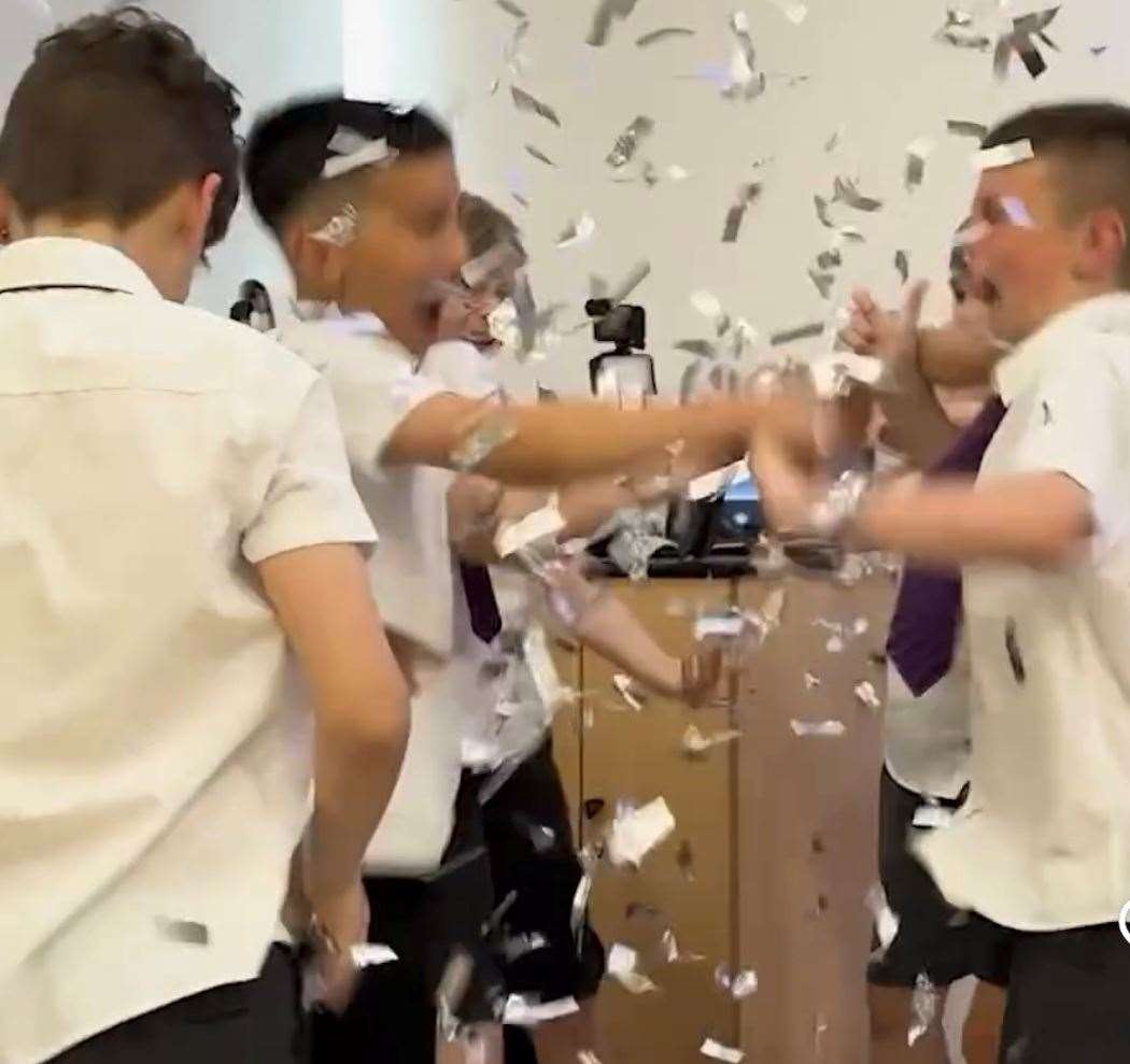 Excited children were jumping for joy at the announcement. Picture: Disney