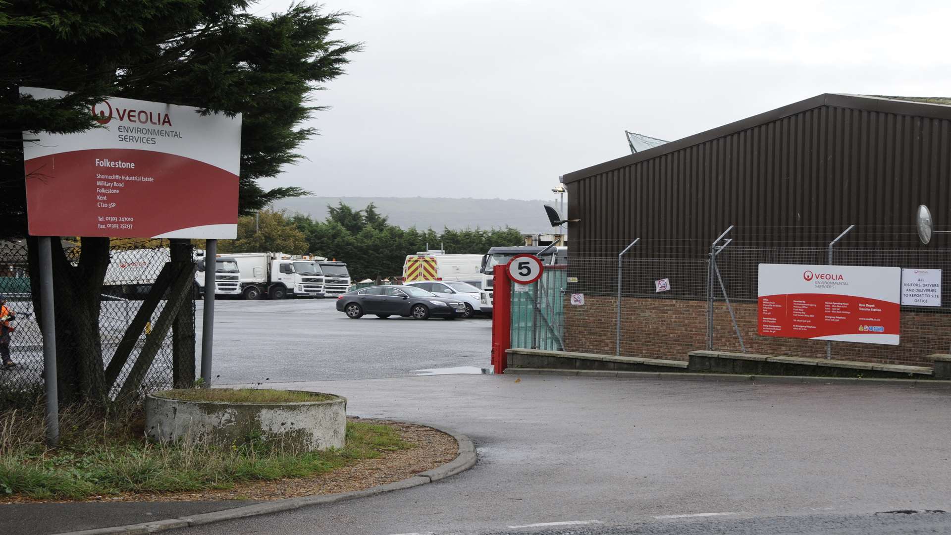 Shorncliffe Folkestone Veolia depot