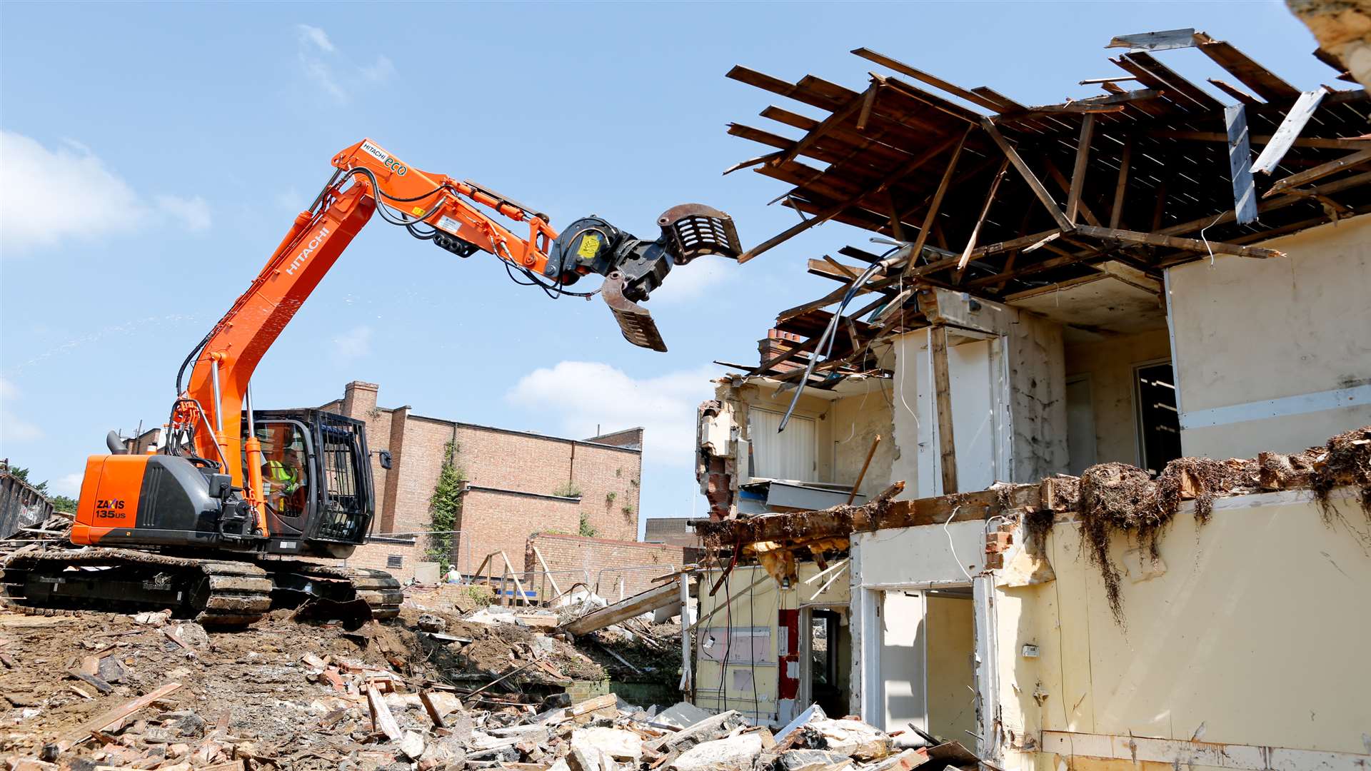 The buildings on site were demolished. Picture: Matthew Walker