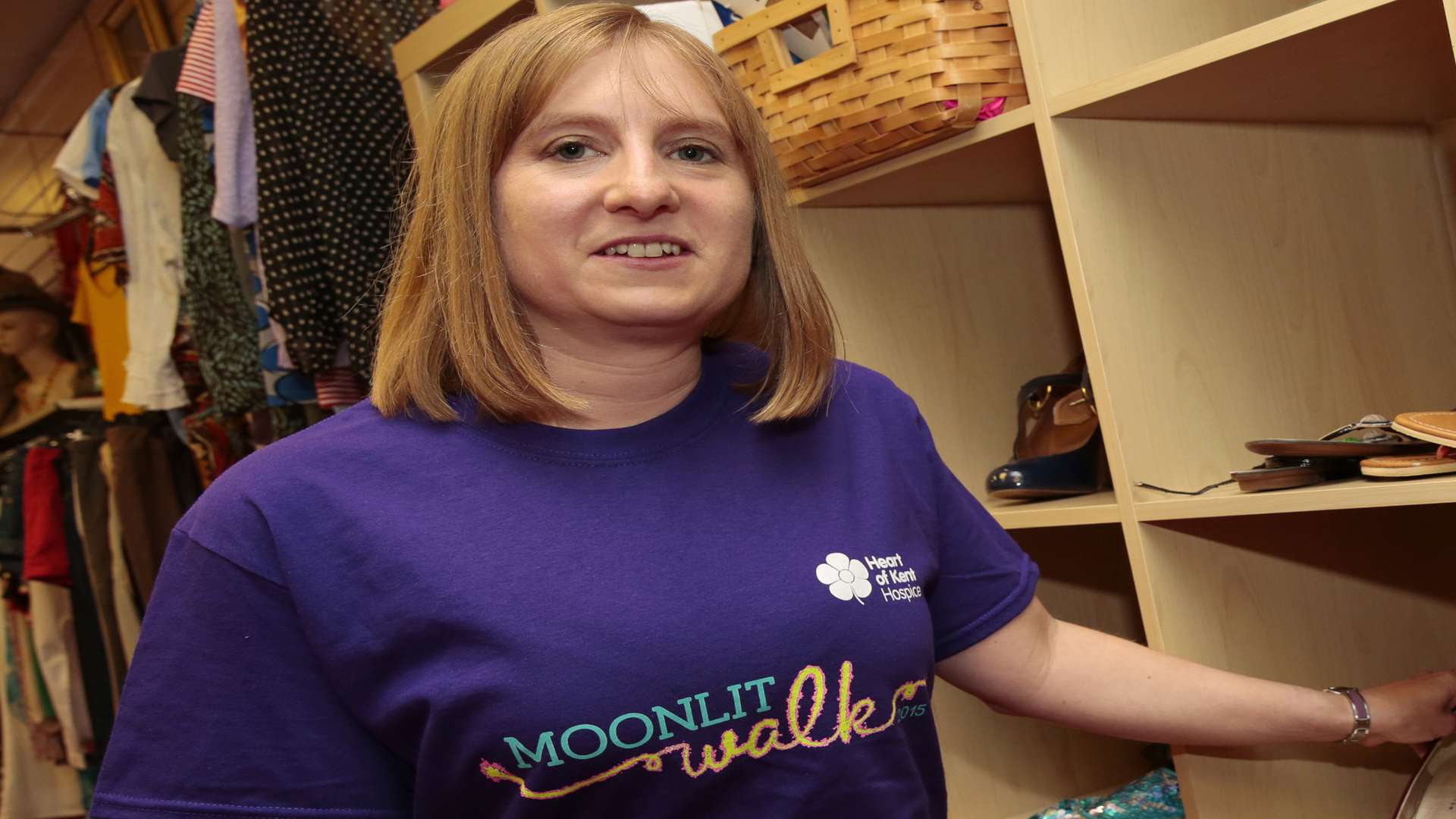 Trudi Godfrey who is walking the Moonlit Walk in memory of her dad