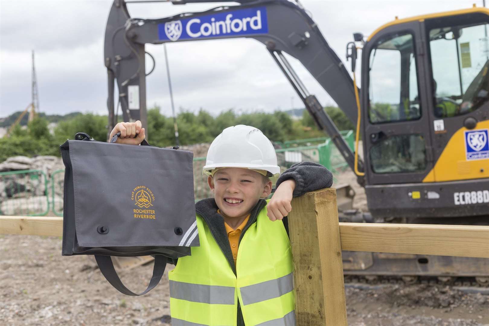 The new school at Rochester Riverside is due to open in September 2022. Picture: Countryside/Hyde