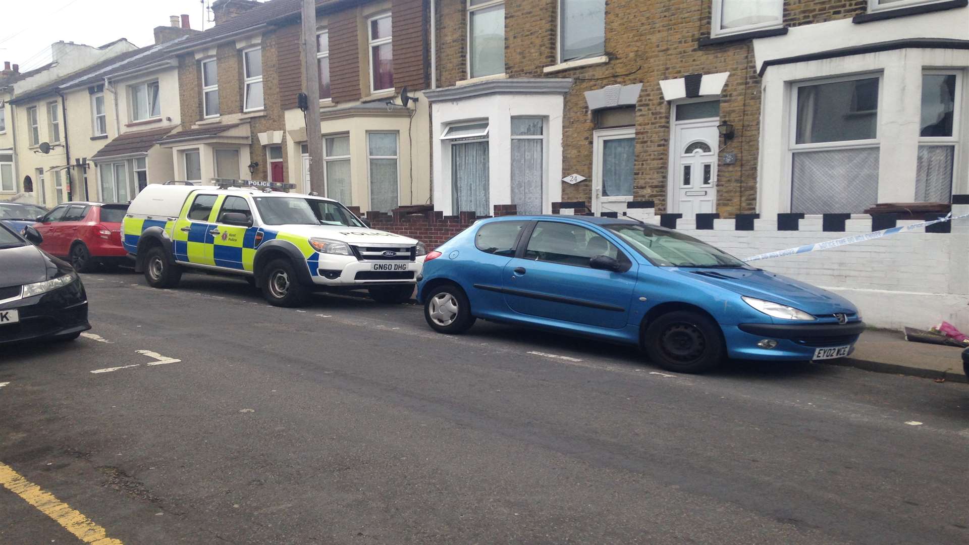 Police in East Street, Gillingham