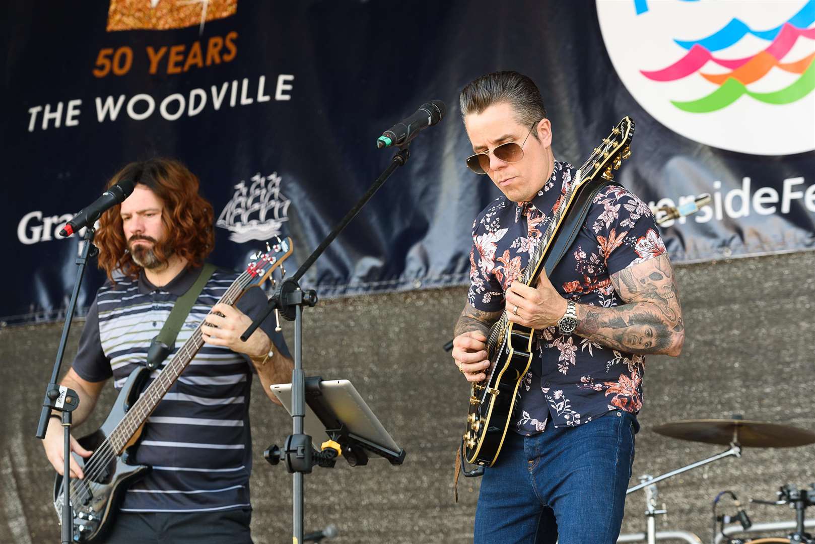 The Artificial Monkeys performing at Gravesend Riverside Festival