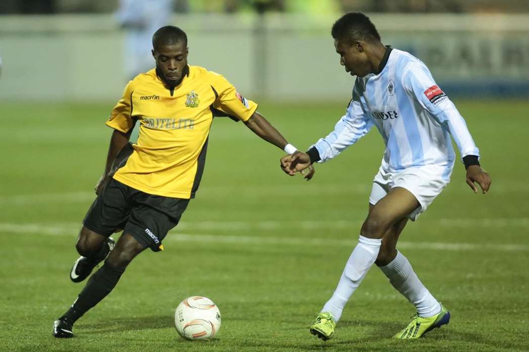 Alex Akrofi scored for Maidstone United Picture: Martin Apps