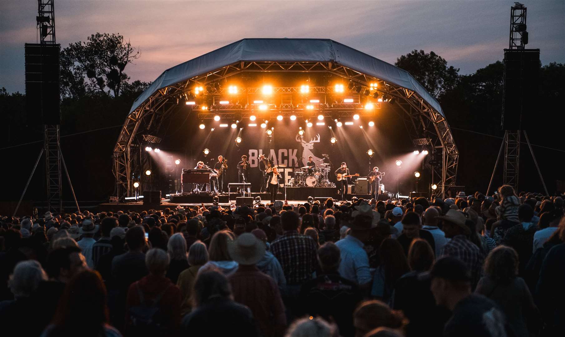 The festival boasts a main stage with performances from chart-topping singers and bands. Picture: Lindsay Melbourne