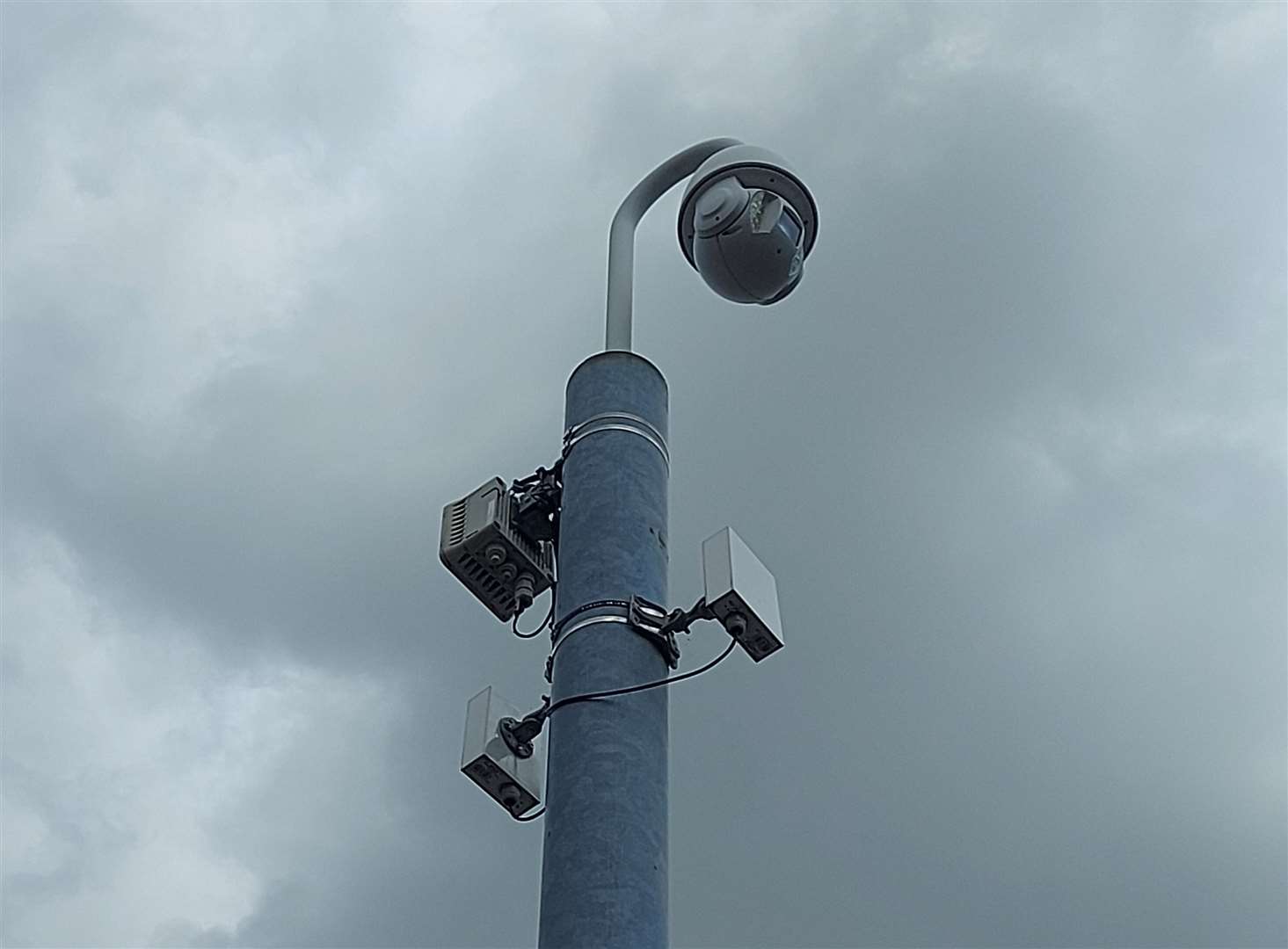 One of the mobile CCTV cameras that have been installed in Sittingbourne and Sheppey. Picture: Swale council