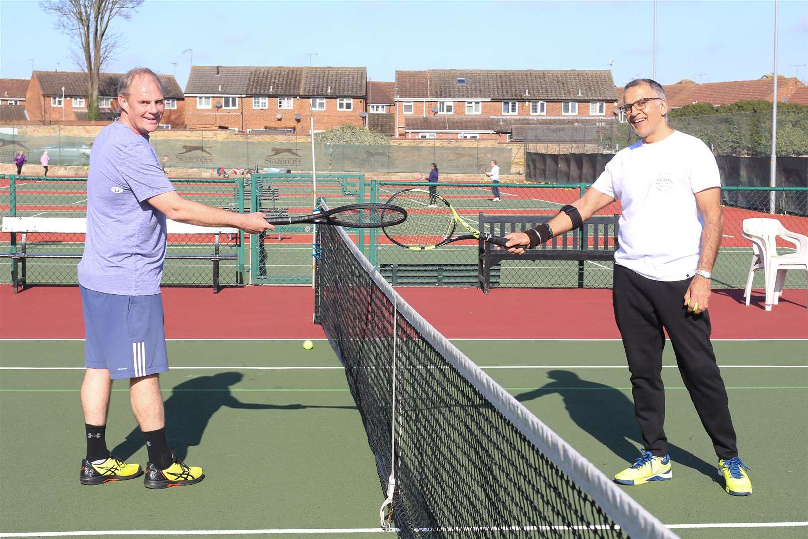 Club members Peter Brooker and Sukhi Shergil