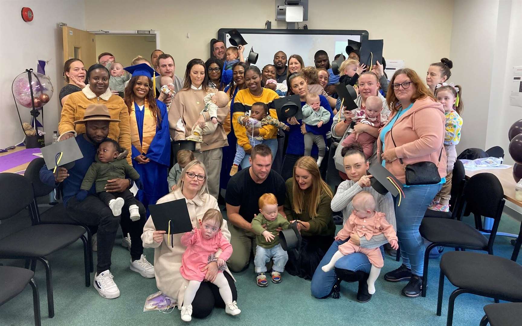 15 babies born at less than 30 weeks were invited to a special graduation ceremony. Picture: NHS Medway