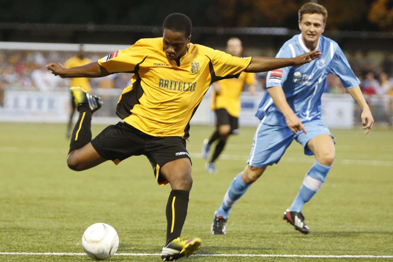 Stones winger Orlando Smith is over his knee injury Picture: Matthew Walker