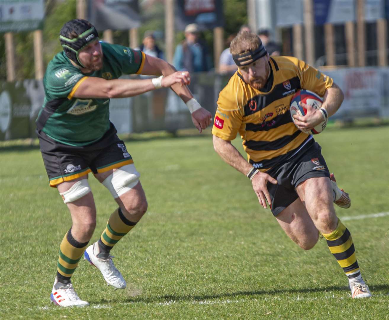 Canterbury in possession against Bury St Edmunds. Picture: Phillipa Hilton