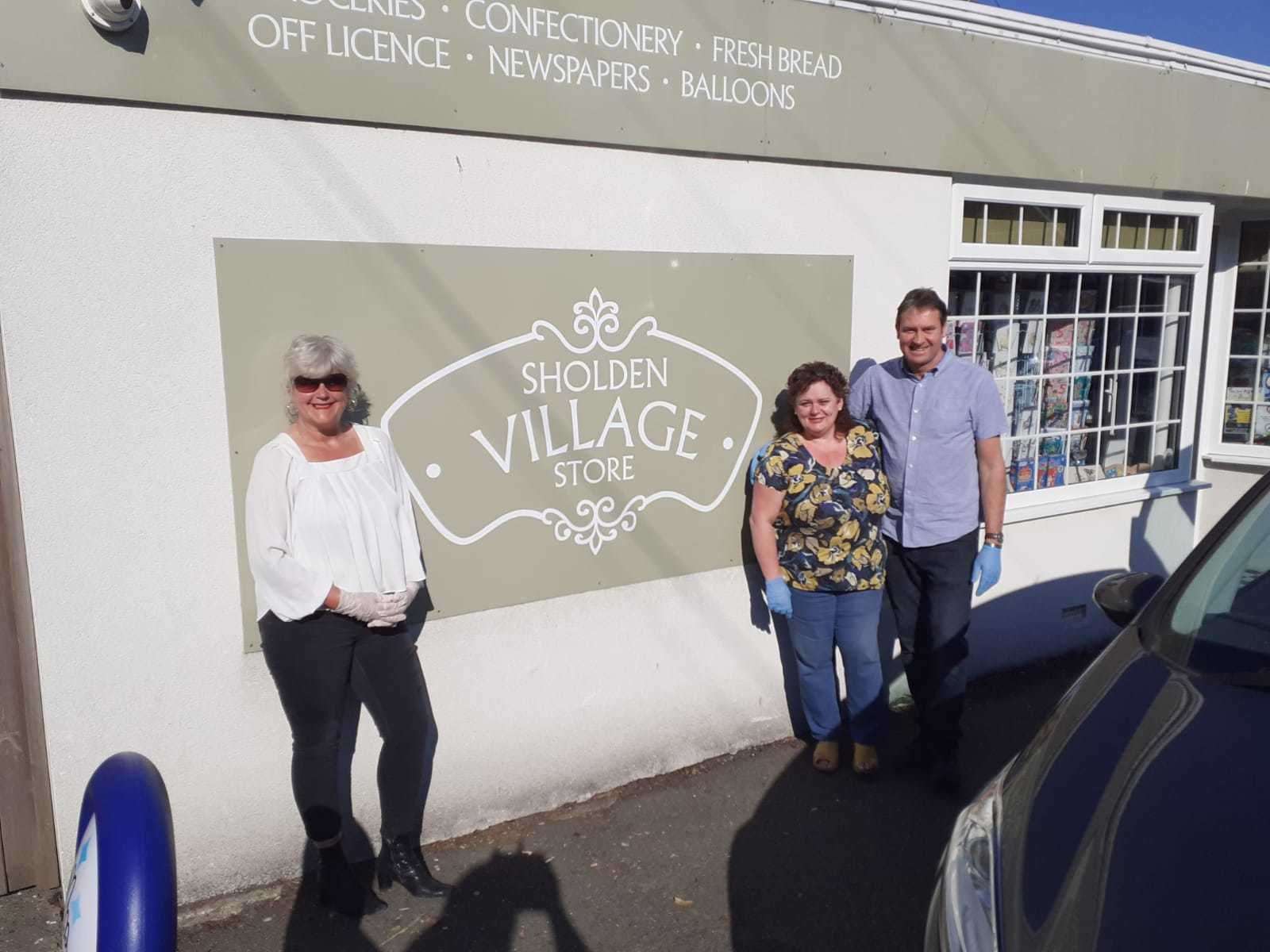 Tracy Carr approached Martin and Sylvia Sims to help with the boxes