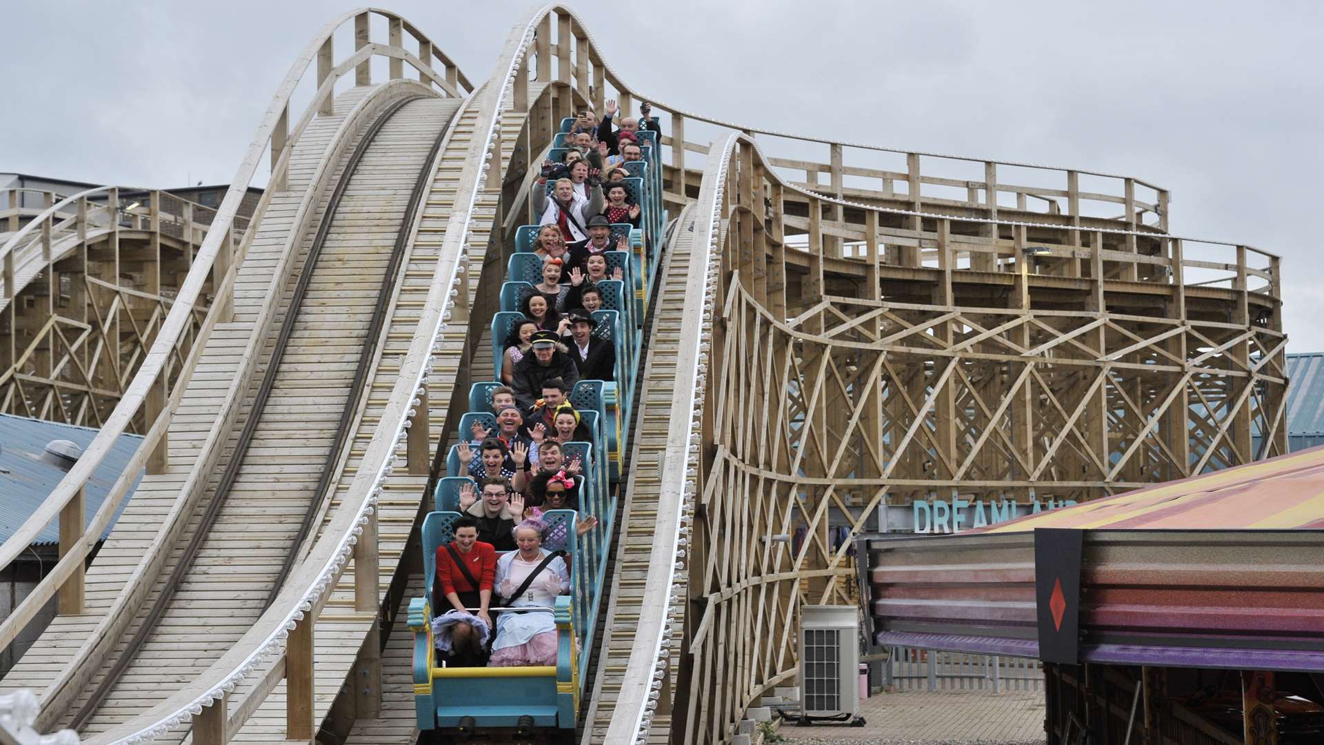 Scenic Railway, Dreamland. Picture: Imagewise