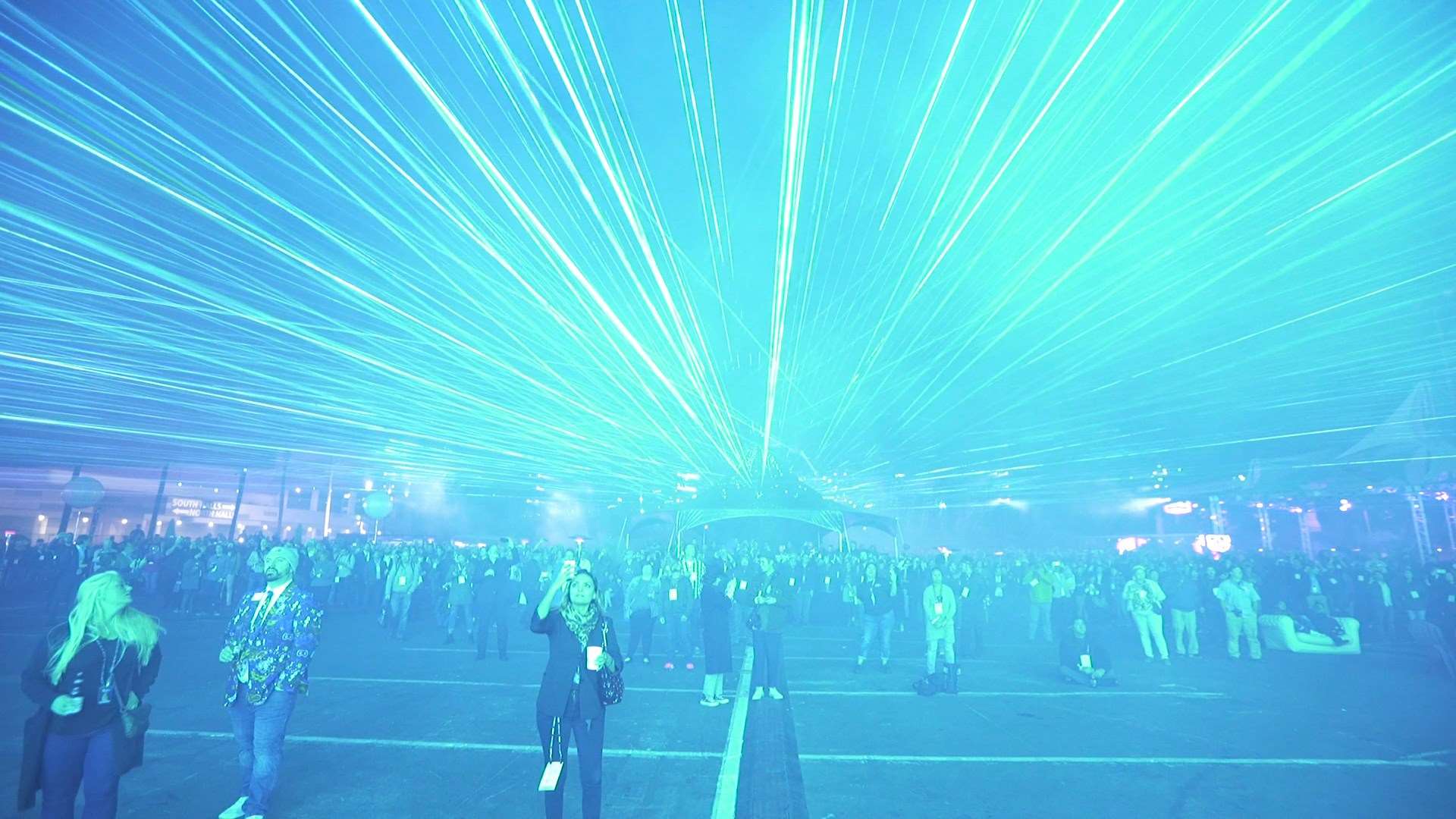 ER Productions in Dartford set the Guinness World Record for the largest laser show in Las Vegas