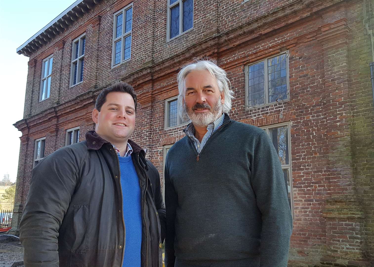 Hotel group chief executive Robin Hutson (right) and The Pig at Bridge Place hotel director Guy Freedman