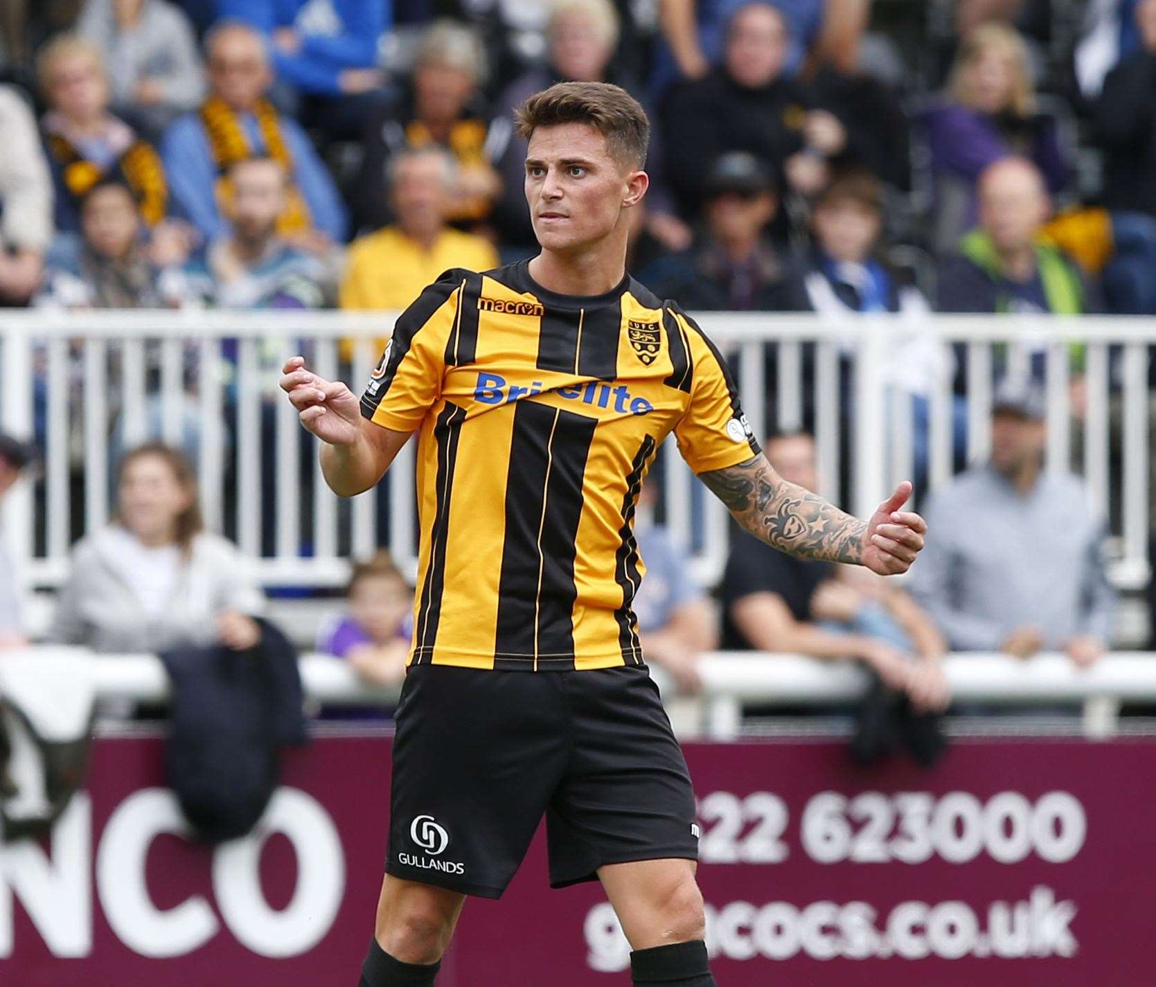 Jack Paxman has left Maidstone for Billericay Picture: Andy Jones