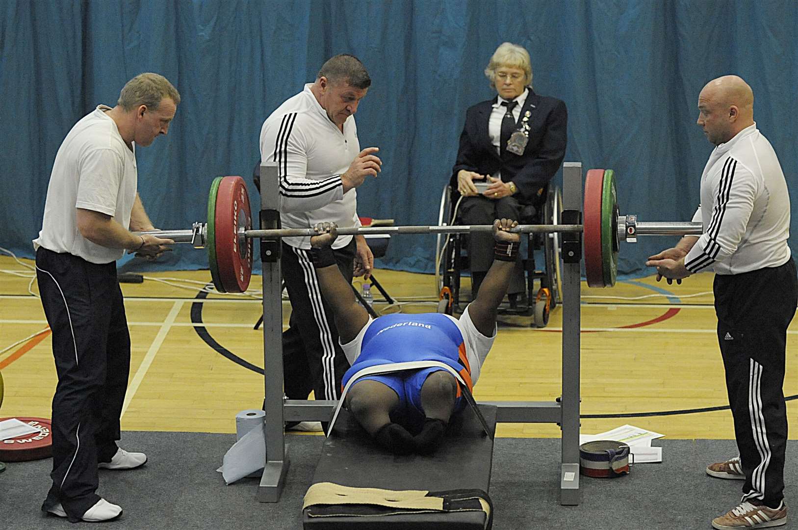 London 2012 Paralympians took part in a weightlifting championship at the centre in 2013