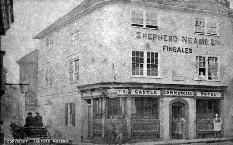 The Castle in Ashford - Above photo, date unknown, by kind permission of Roy Moore