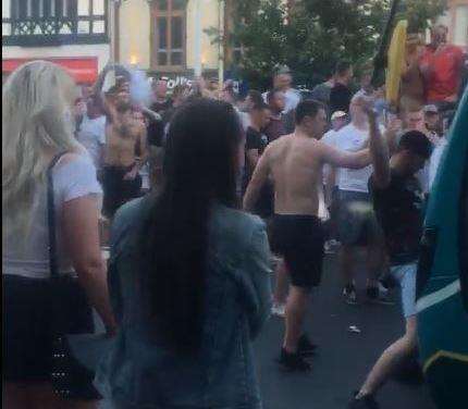 England fans in Maidstone town centre (2791731)