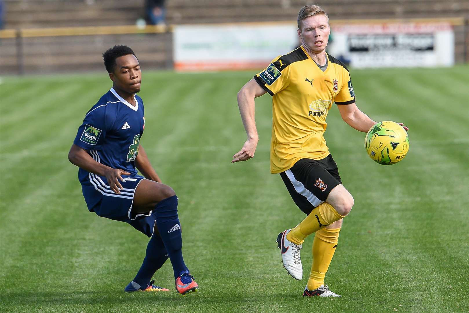 Scott Heard in action for Folkestone Picture: Alan Langley