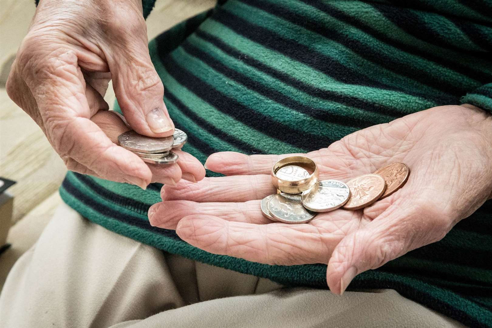 Older parishioners, say some churches, prefer to use cash. Image: iStock.