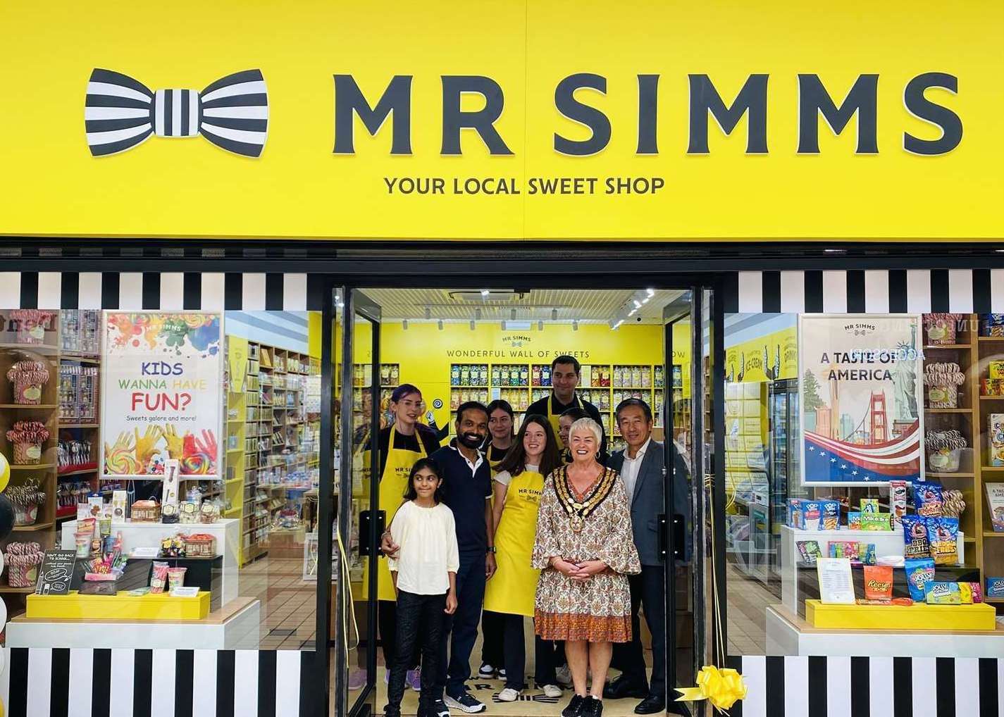 Mr Simms sweet shop became the latest store to fill the former Mothercare unit in Tonbridge