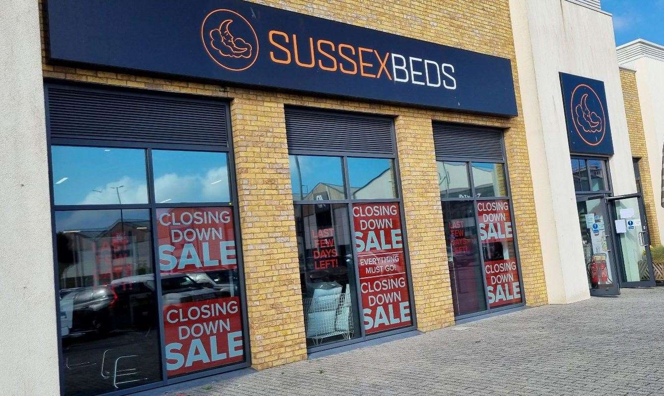 Sussex Beds opened at St James Retail Park in Dover in 2022, but will close on Saturday